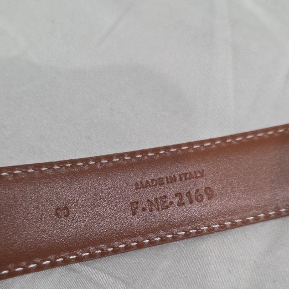 Celine Triomphe Belt Brown Leather 90cm - Picture 3 of 16